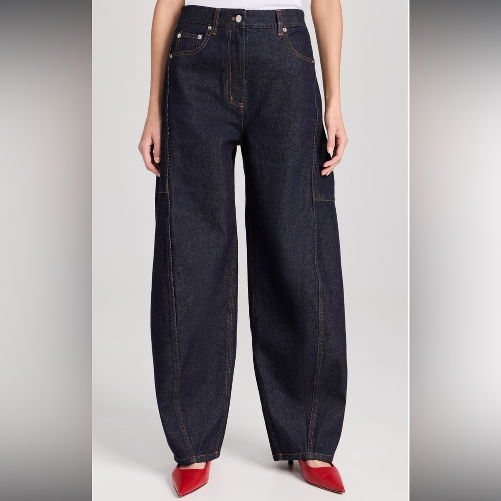 Tibi Indigo Denim Sid Jean size 26